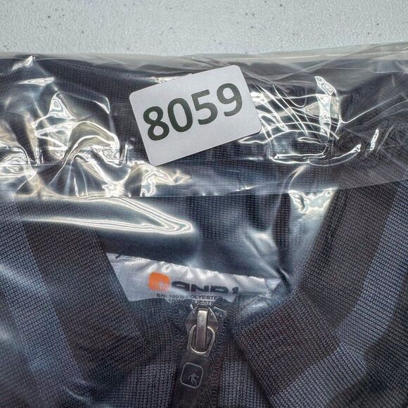 AND1 Camo Jacket Mens Large Black Camouflage Outdoor Athletic Basketball Gym Run - Picture 13 of 13